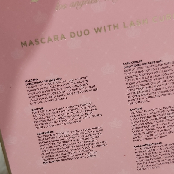 🔹️Juicy Couture 🔹️Pink Mascara Duo with Lash Curler - Picture 5 of 5